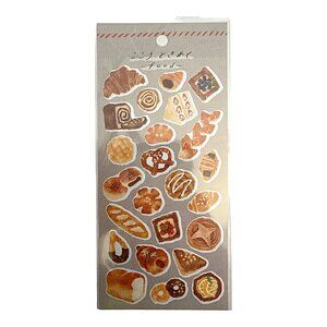 Kawaii SEAL -Japanese Breads- こころときめく - Mind Wave Stickers Japan Bread Food